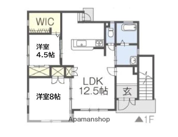 ジュネス(2LDK/1階)の間取り写真