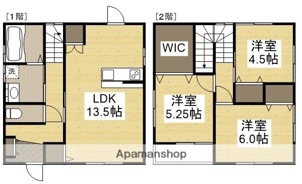 山陽本線 北長瀬駅 徒歩22分 2階建 築19年(3LDK)の間取り写真