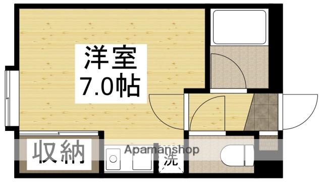 ACT18(1K/1階)の間取り写真