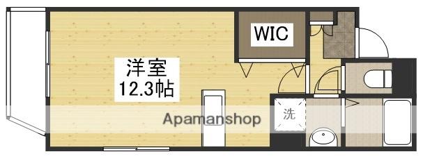 MIRIA大供(ワンルーム/5階)の間取り写真