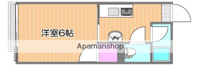 ハイツ菅(1K/2階)の間取り写真