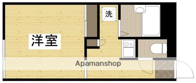 パレス白楽町(1K/2階)の間取り写真