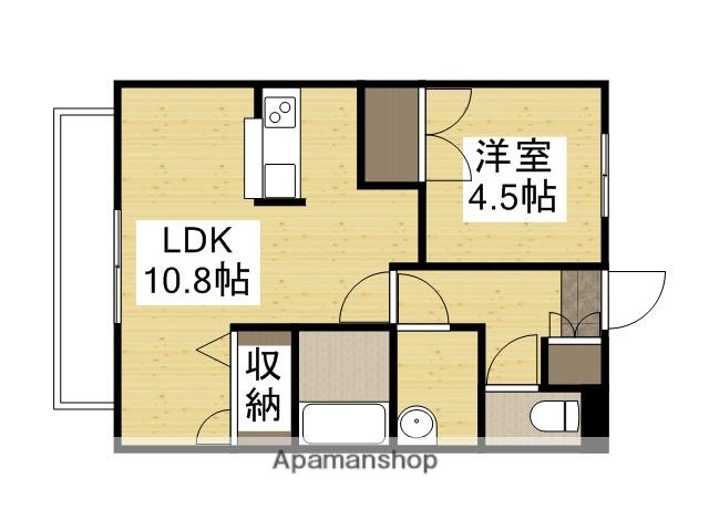 ロイヤル藤Ⅰ(1LDK/1階)の間取り写真