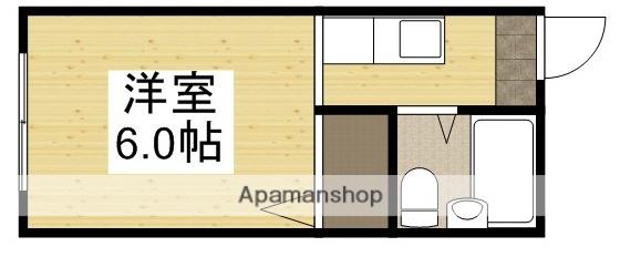 VENT VERT B棟(1K/2階)の間取り写真