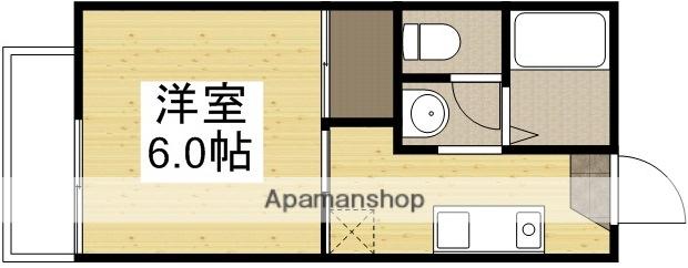 ハウスイソシマ(1K/1階)の間取り写真