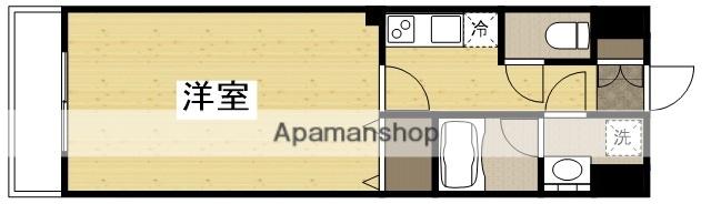 WILLDO岡山大供(1K/12階)の間取り写真