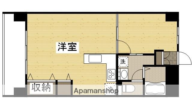 アルティザ倉敷(ワンルーム/3階)の間取り写真
