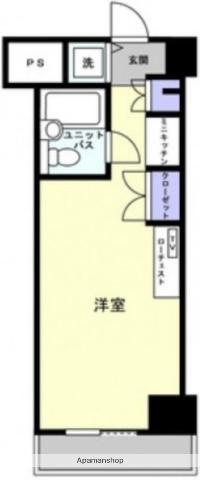 アルファコンフォート岡山(ワンルーム/4階)の間取り写真