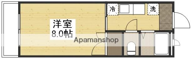 ドリームマンション(1K/2階)の間取り写真