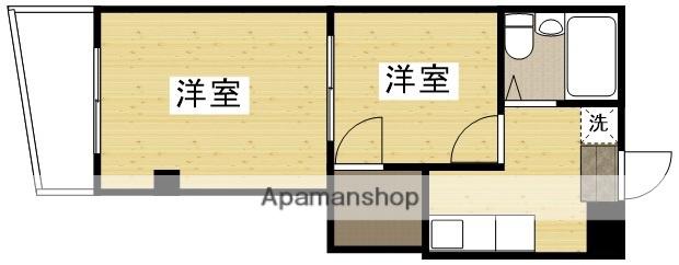 ウェーブレジデンス医大東(2K/6階)の間取り写真
