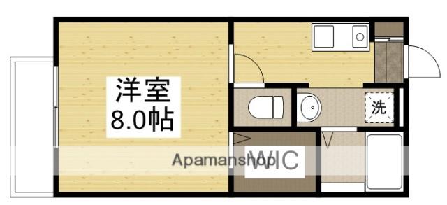 ANIESU BEE Ⅱ(ワンルーム/1階)の間取り写真