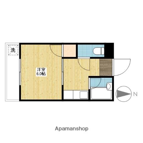 COMFORT HIROSEⅡ(1K/3階)の間取り写真