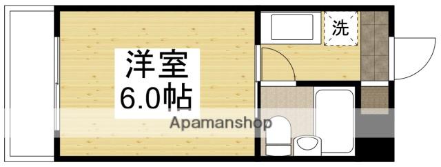 CION伊福町(1K/1階)の間取り写真