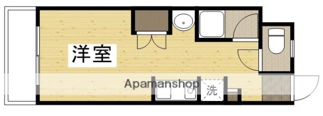 ストゥディオアレズ(ワンルーム/3階)の間取り写真