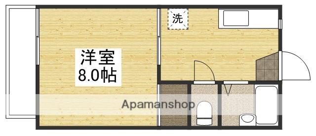 ハウスM(1K/2階)の間取り写真