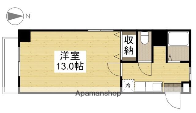 フォレスト東古松(1K/6階)の間取り写真