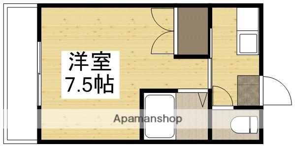 パークプレイス平井Ⅱ号棟(1K/4階)の間取り写真