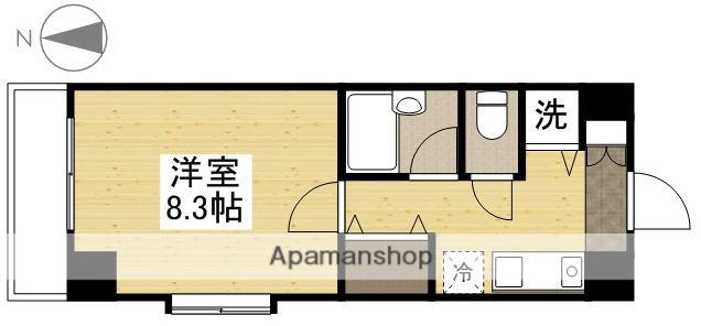 アドバンシティ岡山ステーション(1K/5階)の間取り写真