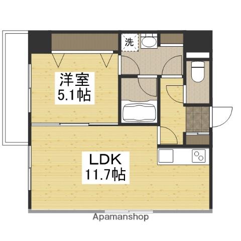 OWLSTYLE KANDACHO(1LDK/6階)の間取り写真