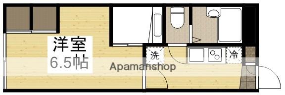 MAISON DE ROMS 伊島(1K/1階)の間取り写真