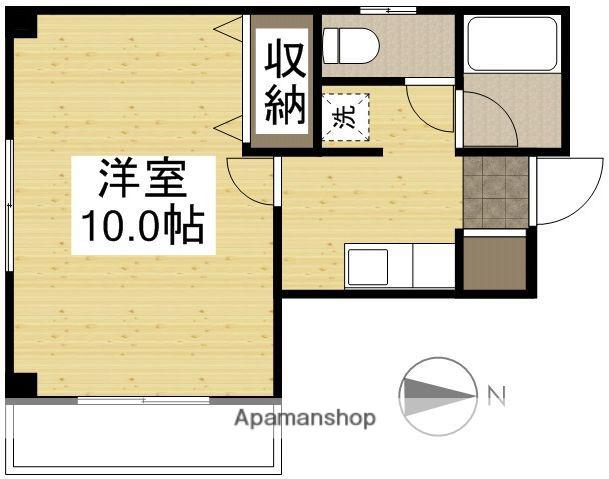 メゾンあすなろ(1K/4階)の間取り写真