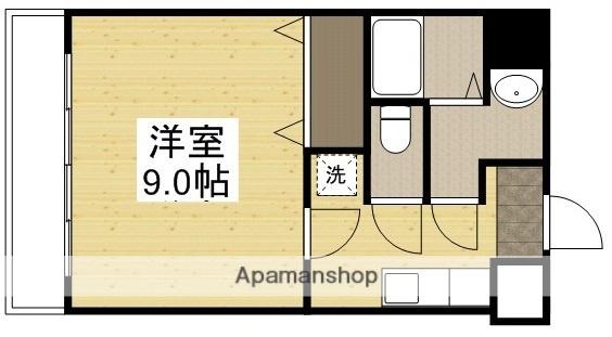 サンシャイン中庄(1K/1階)の間取り写真