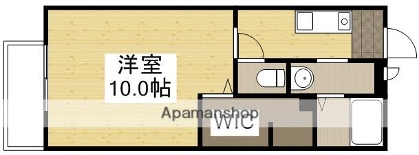 えとあはうす(ワンルーム/1階)の間取り写真