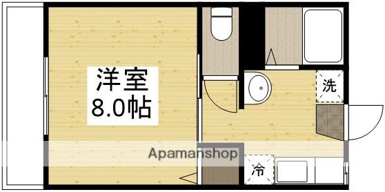 チェリーテラス(1K/3階)の間取り写真