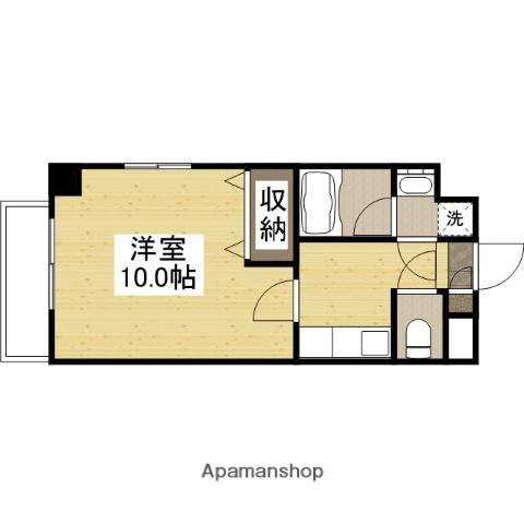 ピアシティ医大東(1K/7階)の間取り写真