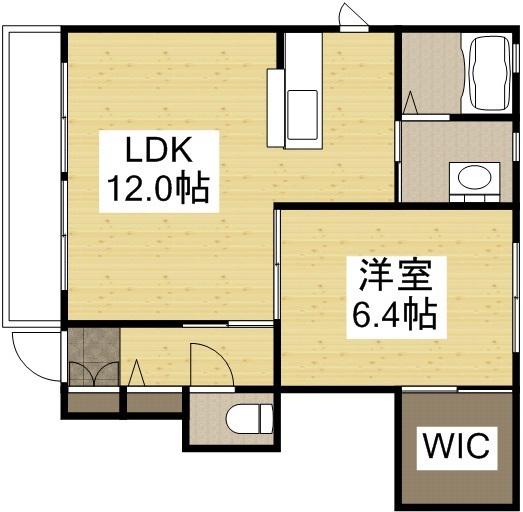 シャーメゾン・エレガンス壱番館(1LDK/1階)の間取り写真