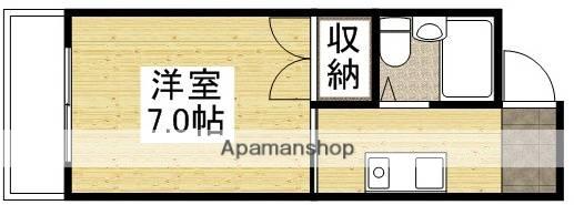 プレアール岡山医大東Ⅱ(1K/5階)の間取り写真