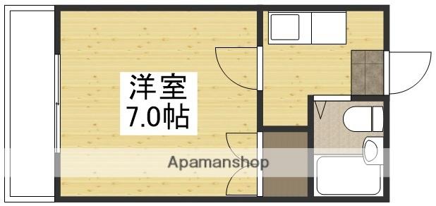 アルフィーネ平井Ⅱ(1K/3階)の間取り写真