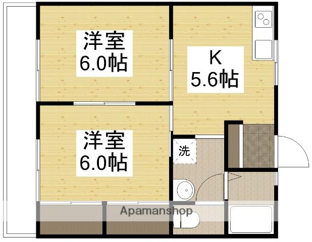 エフシリーズ天城(2K/2階)の間取り写真