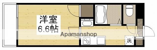 ASSICURATO西川原(1K/2階)の間取り写真