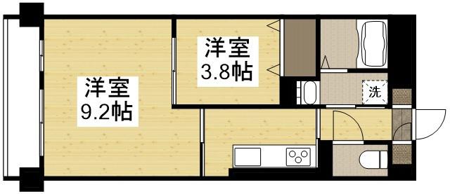 DIARIO(2K/3階)の間取り写真