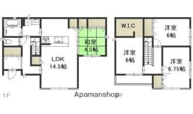 津山線 法界院駅 徒歩19分 2階建 築11年(4LDK)の間取り写真