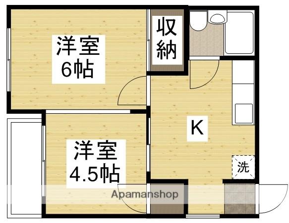 シティコーポ(2K/4階)の間取り写真