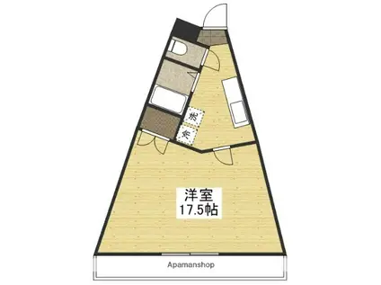 パル98(1K/2階)の間取り写真