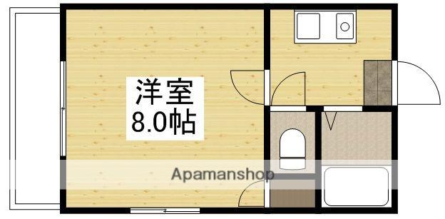 グラデボーレ南方(1K/2階)の間取り写真