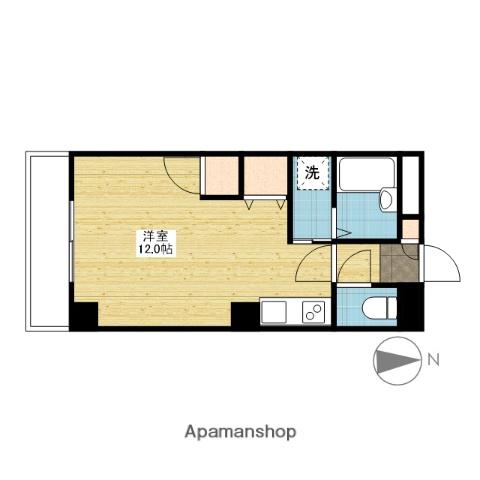 パーク三同(ワンルーム/3階)の間取り写真