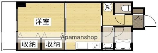 ルミエール松島(1K/6階)の間取り写真