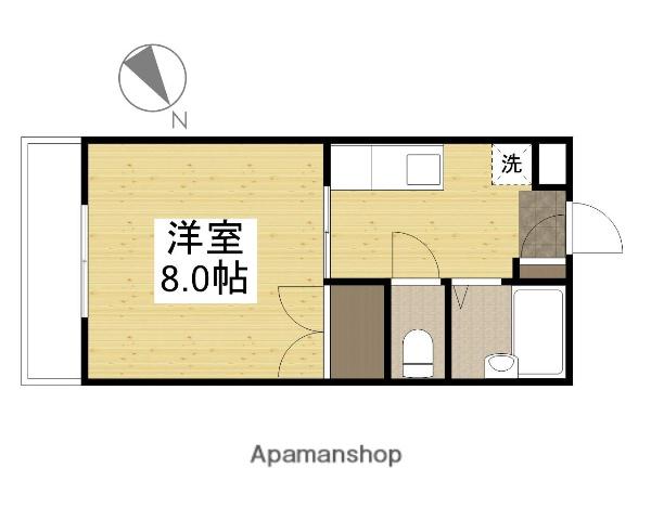 メゾン大福(1K/3階)の間取り写真