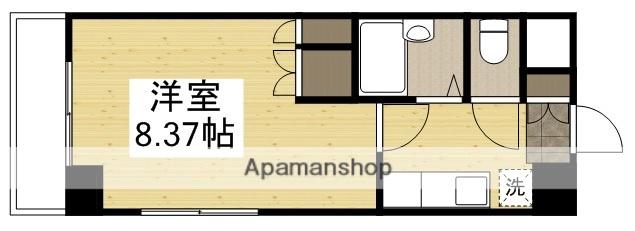 ジュネス天領(1K/2階)の間取り写真