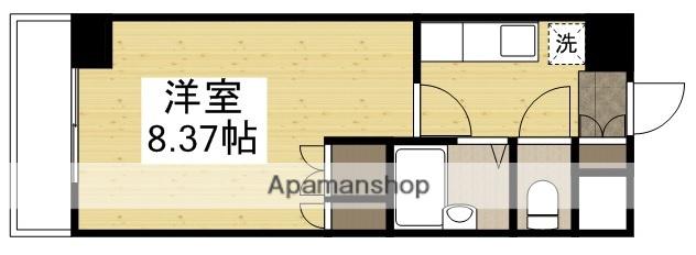 ジュネス天領(1K/1階)の間取り写真