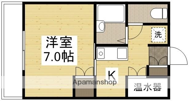 ライフコート(1K/3階)の間取り写真