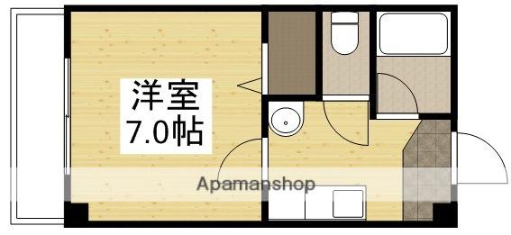 グローバル松島(1K/2階)の間取り写真