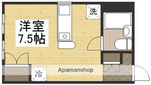 ヴィラ・ローザ(ワンルーム/4階)の間取り写真