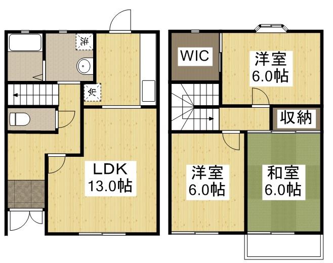 センチュリー・妹尾(3LDK)の間取り写真