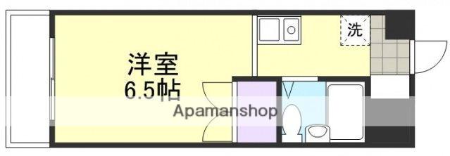 アルカディア倉敷(ワンルーム/7階)の間取り写真