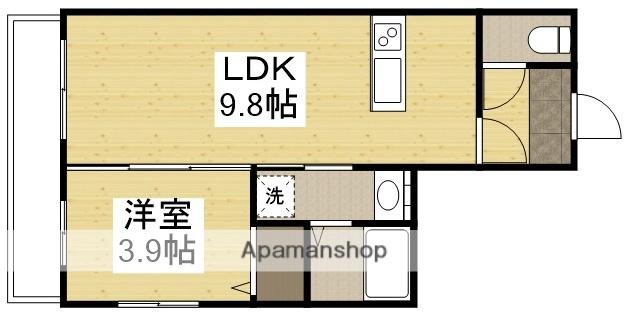 グランメゾンK・S(1LDK/2階)の間取り写真